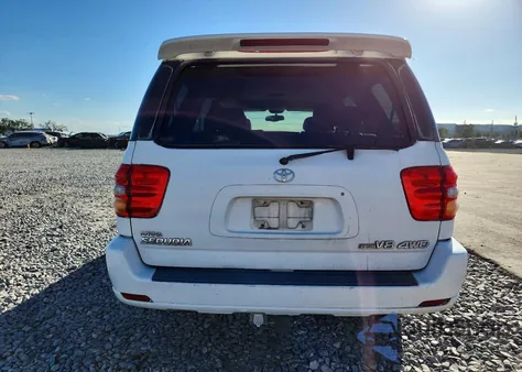 2003 Toyota Sequoia Limited из США, поврежденный, VIN 5TDBT48A93S183694